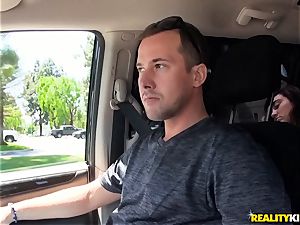 Monique Alexander blows a meaty knob in the car