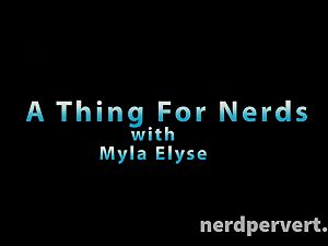 Myla Elyse deep-throating egghead fuck-stick