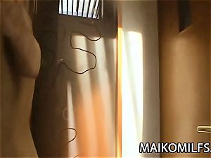 Yumiko Takase - Exotic JAV cougar moist twat Creampied